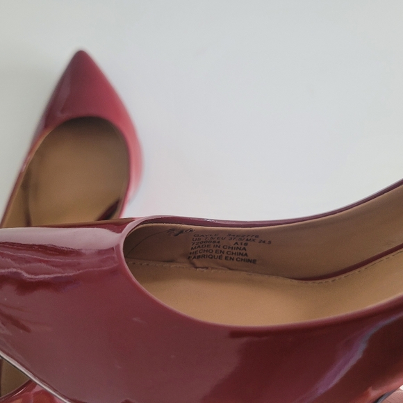 Calvin Klein Gayle Women's Pointy Toe Classic Pump Dress Heels Crimson Red - Picture 14 of 16